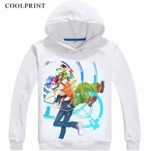 [해외] FUJIKI YUUSAKU MENS 후드 YUGIOH VRAINS 드래곤 방화벽 FAIYA WOURU 스웨트 STREETWEAR ANIME HOODIE 프린트 긴 후드, 하늘색 XXL