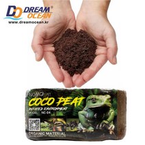 압축 코코피트 블록 650g (8~9L) 도마뱀 곤충 바닥재, 단품