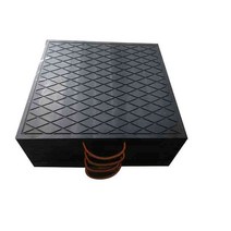 크레인 발판 받침대 패드 작업 펌프카 고가 사다리차, 500x500x50
