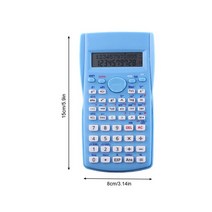 공학용계산기 빠른처리 회계 재무 계산기 추천 계산기 엔지니어링 전기 기능 통계 공부 사무실 회계 문구, 04 Sky Blue
