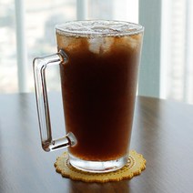 글라스락 강화 유리컵+유리잔 4p 세트, 1개, 클라체 롱글라스 빅핸들 머그 4p