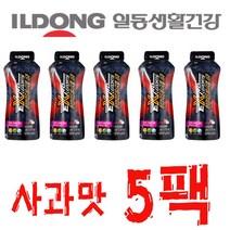 일동 하이브리드 에너지젤 마라톤 파워젤 대용량44g 5팩 4가지맛, 5개, 사과1포
