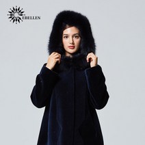 [이벨렌] 무스탕 리버시블 후드 코트 WM-27-9R 양털