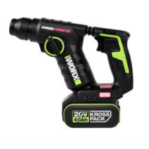웍스 WU380S 2 초경량 충전로타리해머드릴 20V 4ah 브러쉬리스 베어툴 worx, 베어툴(몸체만)