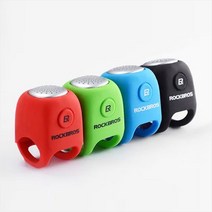 락브로스 자전거벨 전동킥보드벨 전자벨 실리콘 생활방수 간편한 탈부착 CB1709, CB1709 블루 전자벨, 블루