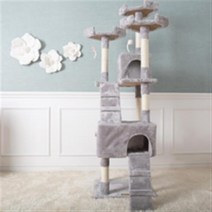 더조은 캣타워 P170, 그레이, 2개