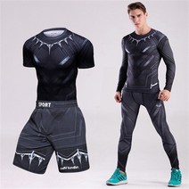 주짓수 크로스핏 래쉬가드 압축 셔츠 black panther spider 피트니스 겨울 군인 체육관 운동 mma rashguard bjj men jiu jitsu running