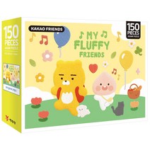 카카오 프렌즈 마이 플러피 프렌즈 직소퍼즐 YR150-129, 150피스, 혼합색상