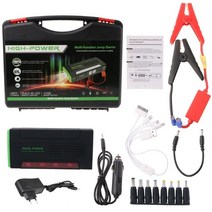 밧데리재생기 자동차 점프 스타터 팩 부스터 68000mAh 빠른 충전기 12V 비상 LED 조명 시작 장치 2023, 01 Black