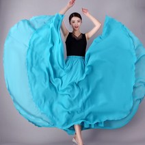 의상 워십복 무용 풀치마 연습복 몽탁 스커트