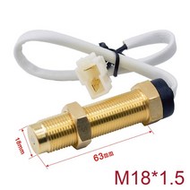 라운드 어스 85mm 화이트 페이스 자동차 차량용 보트 타코미터 해양 선박 타코 미터 6000 RPM 게이지 디젤, 03 Sensor M18