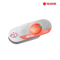 오리온 마켓오 민티 피치민트 34g 사탕 복숭아맛 캔디