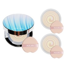 에이지투웨니스 AGE20S 비타 브라이트닝 엔젤링 톤업 팩트 블루 본품1개 리필2개