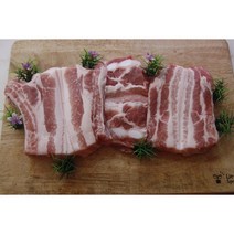 국내산 돼지고기 한돈 뼈삼겹 나비살 [냉장] 500g, 진공포장