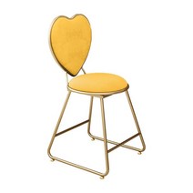 카페 인테리어 포인트 벨벳 플라스틱 라탄 철제 투명 의자, 옐로우