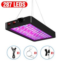 220V 식물 성장 빛 LED 온실 식물 램프 5000W 꽃 성장 전구 수경법 성장 램프 실내 묘목 홈 텐트 수경 재배 조명 성장등 성장램프 식물램프, 5000W 287leds1, Two Years Warranty, CHINA + US plug