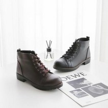 여성 명품 워커 사계절 멋내기 통굽 어글리 레이스업 걸크러쉬 발편한 3.5 미들워커
