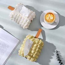 바이뷰틸리티 와플 휴지케이스 캠핑휴지걸이 차량용티슈케이스, 소, 옐로우