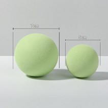 거품 큐브 세트 사진 촬영 3D 장식품 보석 포즈 배경 음식, 45 Green ball 2 pcs_01 Set