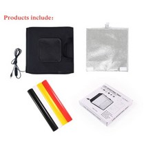 포토 박스 사진 찰영 미니 스튜디오 라이트 30*30CM 휴대용 소프트 LED 탁상 조명에 대 한 배경, 30cm 1 set