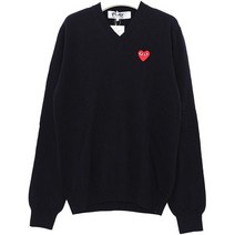 [꼼데가르송] 까르피) P1N002 NAVY 울 니트