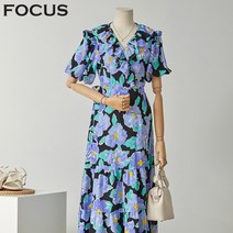 포커스 플라워프릴랩원피스 / FM1F7OP0737