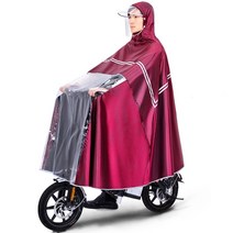 자전거 오토바이 우비 레인코트 야광 남성 우의 배달 전기 바이크 비옷