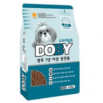 닥터도비 소형견 말티즈 사료 어덜트 4.5kg 노령견 중형견 밥 음식 개, 상세페이지 참조, 상세페이지 참조, 상세페이지 참조