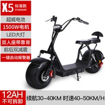 HARLEY 초경량 전동스쿠터 전동퀵보드 접이식 사이드 옵션 및 선물 증정, X5 Black