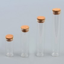 긴 코르크유리병 코르크마개유리병 유리공병, 50mm