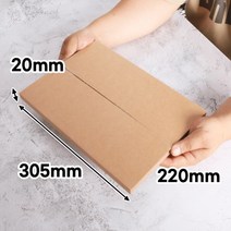 납작박스 305X220X20 (D형) 묶음100장