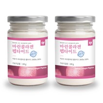 저분자콜라겐 펩타이드 마린콜라겐 피쉬콜라겐 먹는 수용성 생선껍질 가루 어류콜라겐 분말 대구콜라겐 이너뷰티 피부 모발 뼈 근육, 2통, 160g