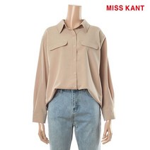 미스칸트 미스칸트 여성 카라넥 투 포켓 블라우스_KNBLM304