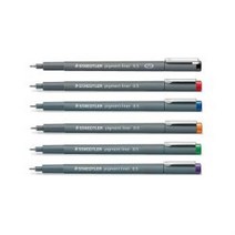 드로잉펜 스테들러 피그먼트 라이너 308 디자인 라인펜 라이너펜 드로잉펜 펜 잉크 스크랩북, 0.3mm 바이올렛