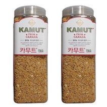 해들원 캐나다산 호라산밀 카무트 쌀 2kg 셀레늄 식이섬유 함유, 1KG, 2개