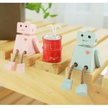 귀여운 깡통로봇 커플 인테리어 소품 수집취미 미니