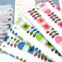 자투리 면30수대폭 잇츠튤립 택1, 면30수대폭 잇츠튤립 핑크