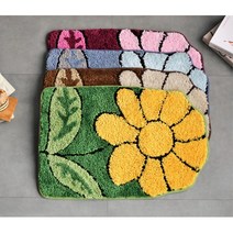 아파트 현관입구 컬러 플라워 발매트 원룸꾸미기 아파트현관 자취방 부엌, 빅플라워 대 (핑크), 빅플라워 대 _핑크