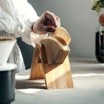 우드 원목 핸드드립 커피 필터 여과지 홀더 케이스 거치대 보관함 스탠드 수납함, 상세페이지 참조