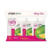 청정원 달달구리 라이틀리 곤약젤리 깔라만시 간편식 쫀득쫀득 야식 어른 회사간식 150g 10개입, 2세트
