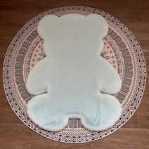 귀여운 곰 카펫 플러시 장식 카펫 침실 소녀 하트 그물 레드 어린이 방 침대 옆 매트 곰돌이 카페트 아기방 신혼집 자취 유행하는 깔끔한 인테리어 특이한 카페트