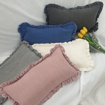 예쁨마켓 작은베개커버 순면 광목 피그먼트 침구베개커버, 인디핑크