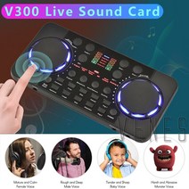 음성식별 미니 휴대 전화 사운드 카드 오디오 세트 인터페이스 외부 Usb 라이브 마이크 전화용 블루투스 기능, 한개옵션0