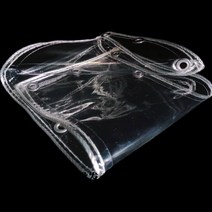 PVC 우레탄창 우레탄 방풍 투명 비닐 천막 방수천 특대형, 2x3m, 투명 로프 랩