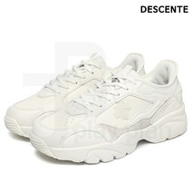 데상트 공용 몬스터윙 데일리 스니커즈 SN123LCR11 WHT