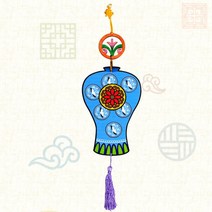 전통 도자기 벽걸이 장식 소품 모빌 만들기 4인 민속놀이DIY 추석 주말학교 박물관 박람회