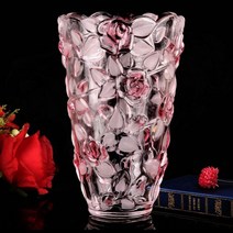 수경재배기만들기 스펀지 키트 스마트팜 라이트 럭셔리 크리스탈 유리 장미 꽃병 유럽 스타일 수경 재배, 01 A