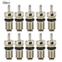 10pcs 자동차 AC R134A 용 밸브 코어 자동차 에어컨 코어 니들 수리 키트 니들 134A 냉장고, 검은색