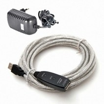 이지넷유비쿼터스 USB2.0 5m 리피터 유전원 케이블 NEXT-USB05PW (영샵), 1개