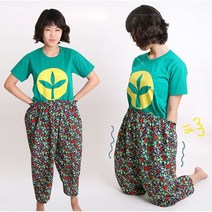 새마을 티셔츠 몸빼바지 세트 새마을운동 단체복